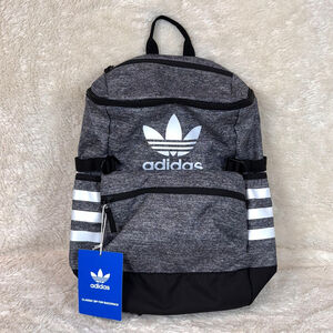Adidas Classic zip top gray backpack NWT